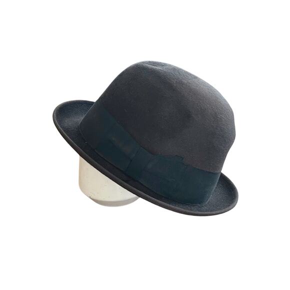Vintage Borsalino Augusta Gray Felt Fedora – Dickenson & Co.  Size 7¼ - Picture 8 of 8